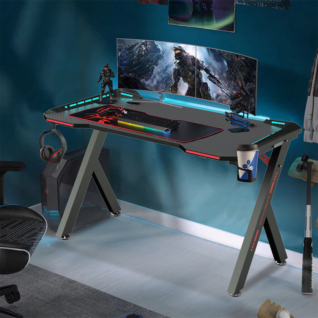 Buy P&P 1.2M RGB Gamer Desk with Cup Holder online in Australia