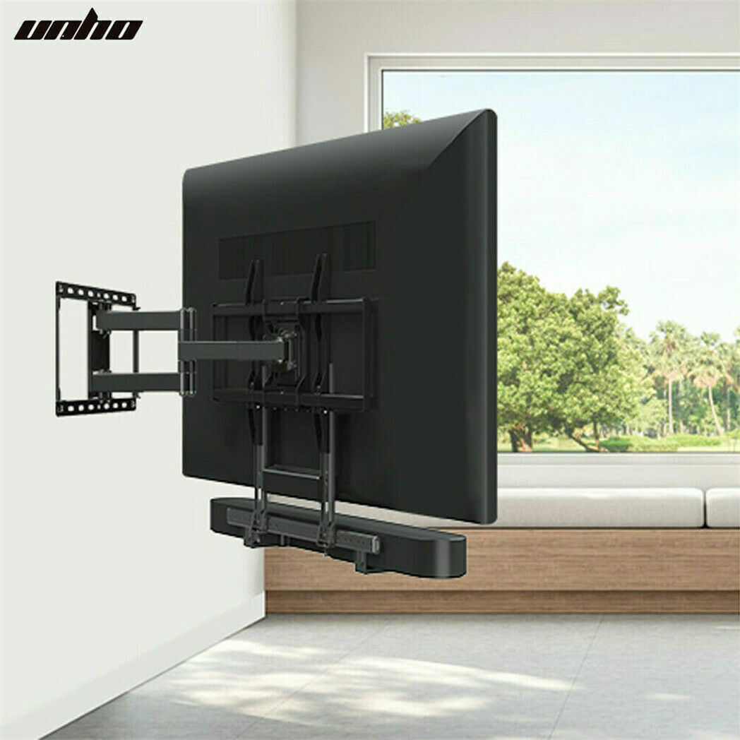 universal-adjustable-tv-soundbar-bracket-soundbar-mount-holder-wall-2way-install