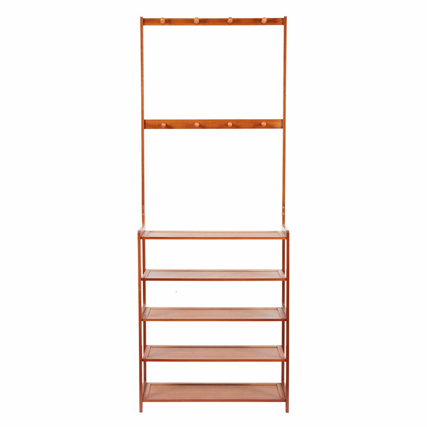 space-save-bamboo-hall-tree-coat-stand-5-tier-shoe-rack-storage-organizer-shlelf