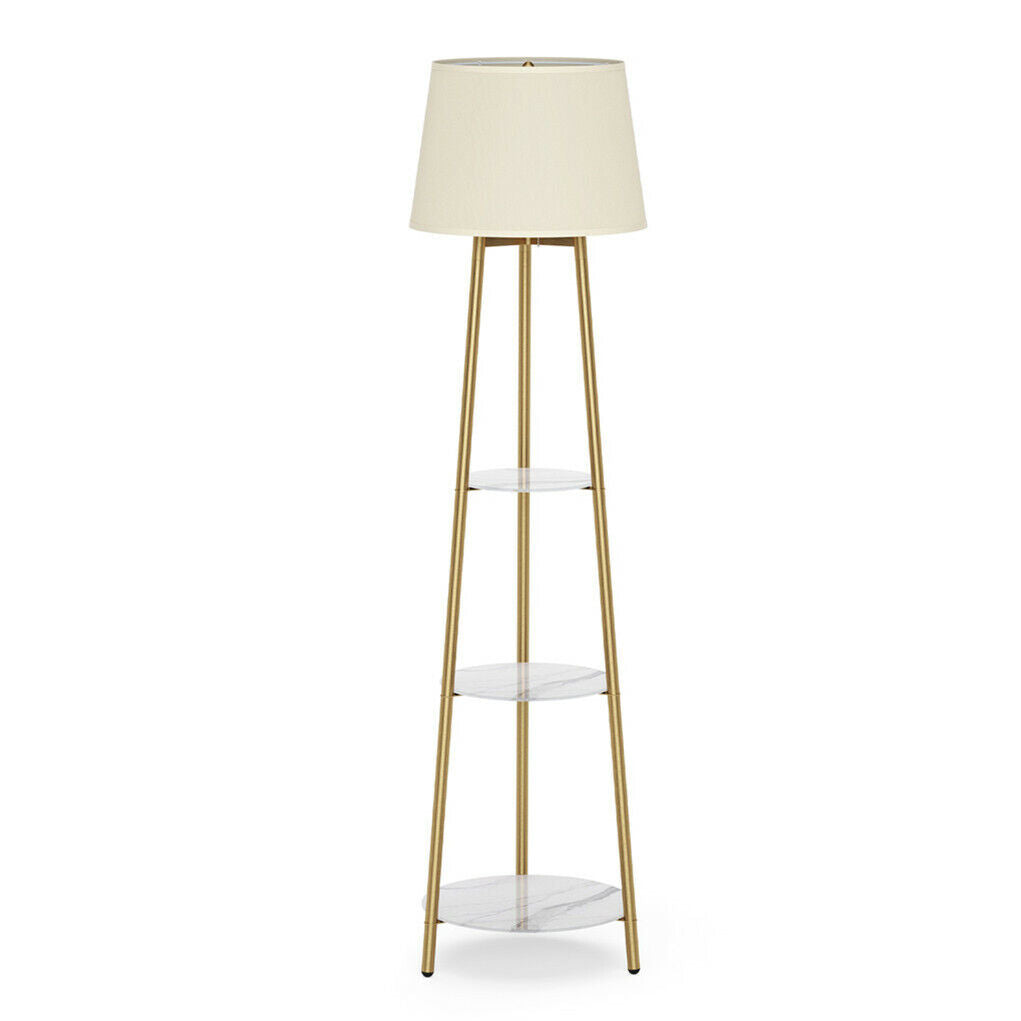 Buy Floor Lamp with Storage Shelves – LED Light AU