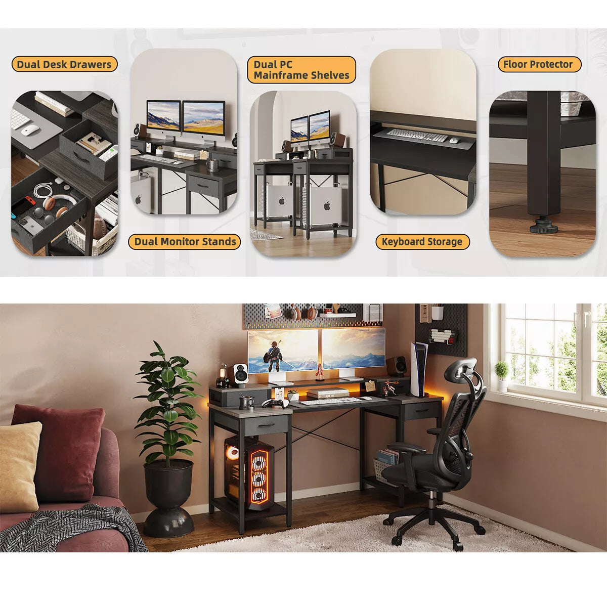 Shop now for stylish computer desks with drawers – Australia-wide delivery