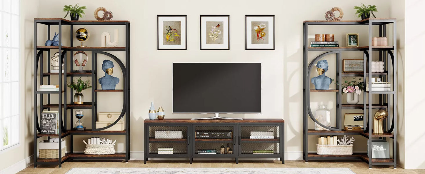 Wooden Corner Bookcase Australia