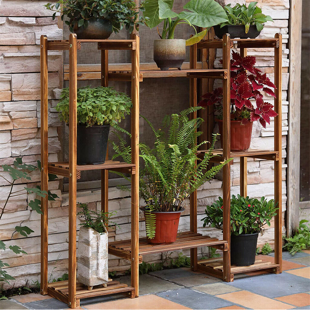 rural-multi-tier-plant-pot-stand-garden-patio-balcony-10-pots-bonsai-shelf-rack