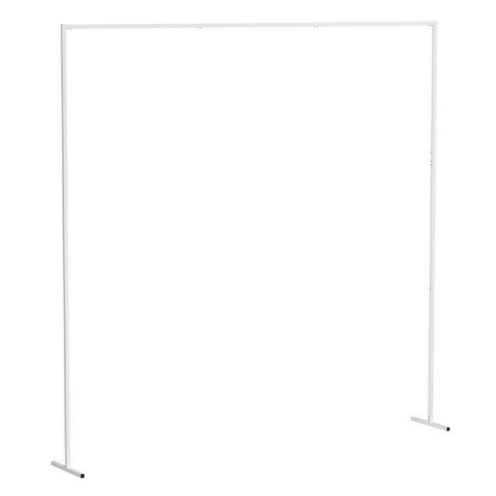 P&P 3x3M Square Wedding Arch Stand Metal Wedding Backdrop Decro White Flower Stand