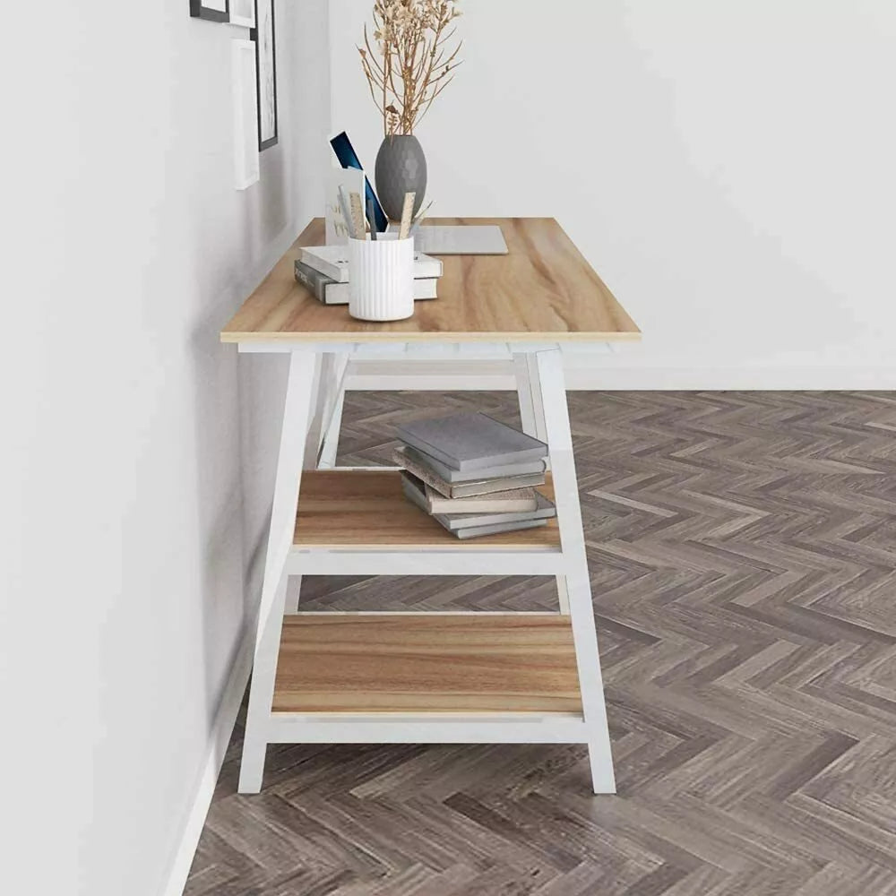 Compact and Functional Computer Desk with Shelves – Available for Online Purchase in Australia