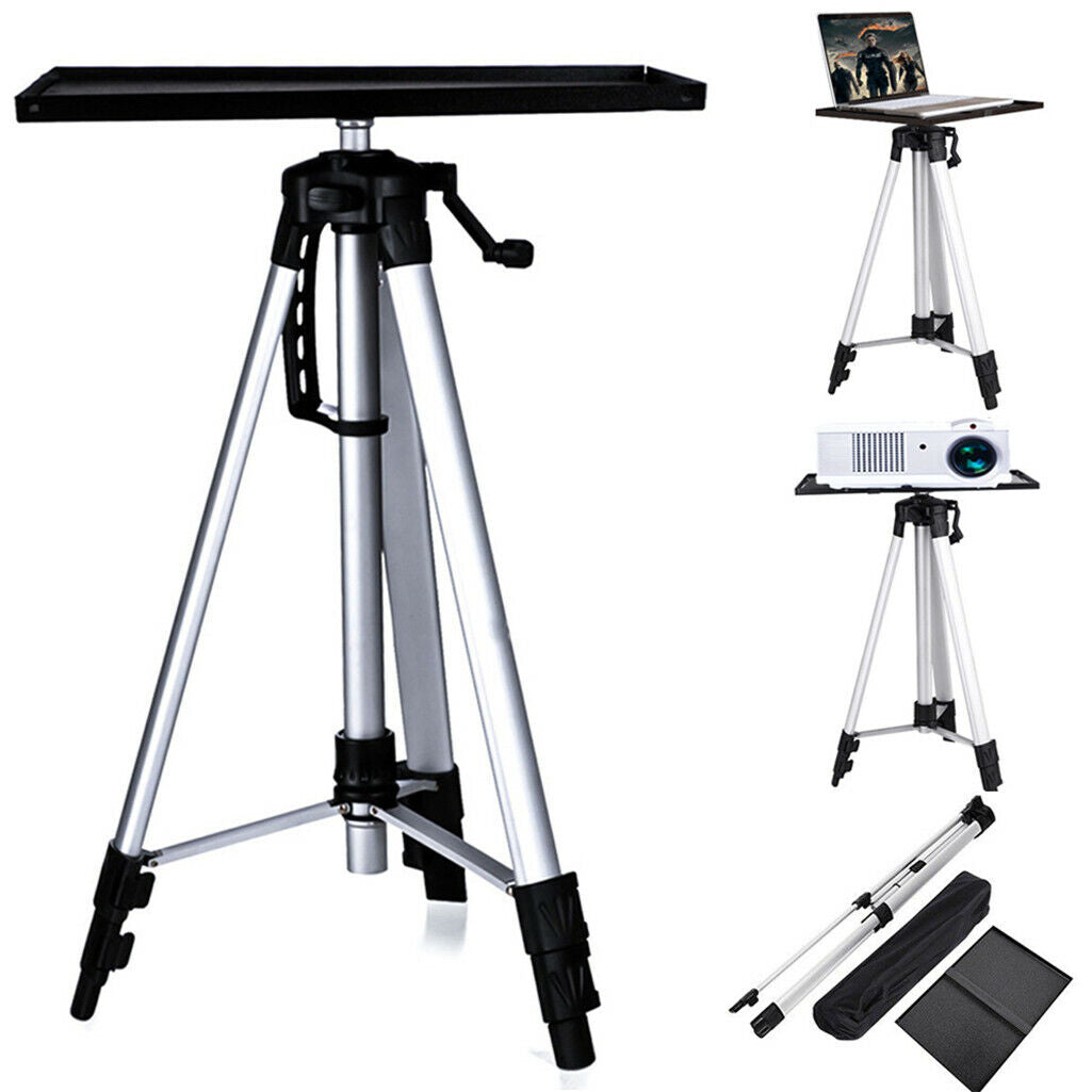 52-140cm-aluminium-projector-tripod-stand-for-laptop-with-tray-height-adjustable