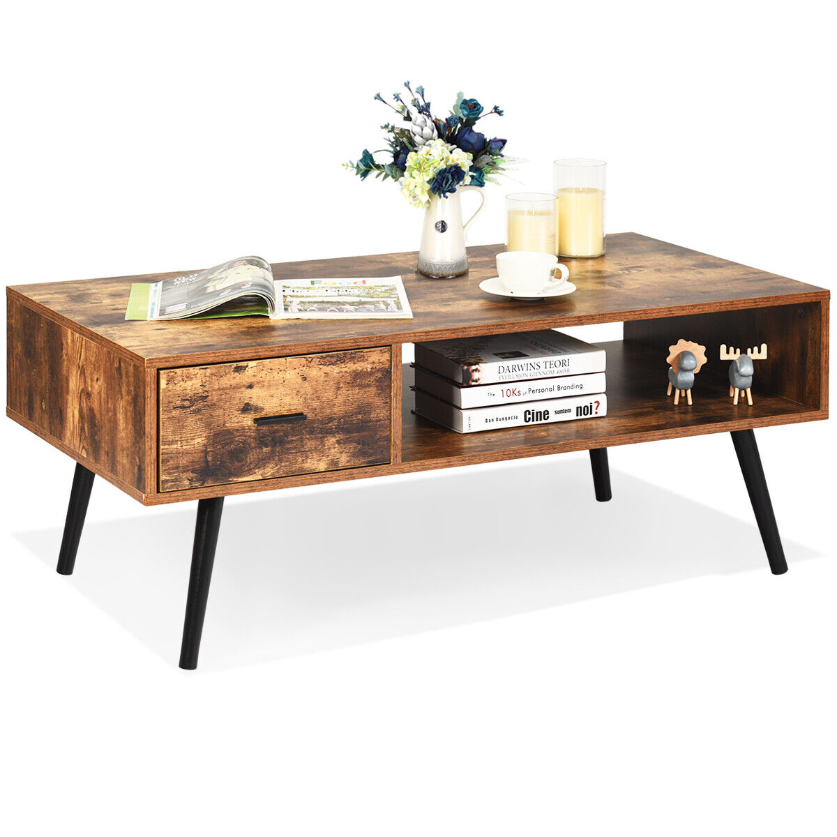 Shop Retro Coffee Table with Storage in Australia