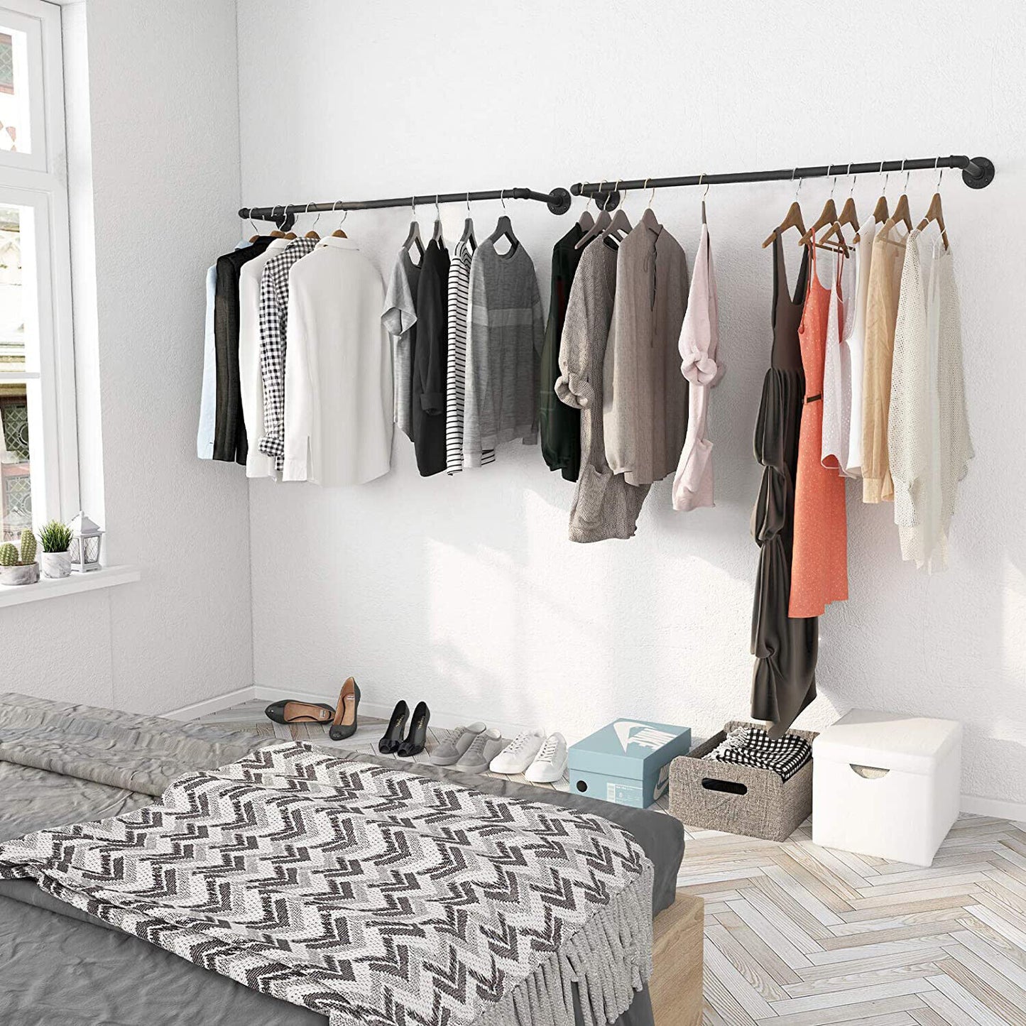 Buy Online Heavy Metal Pipe Garment Rail – Shop Now