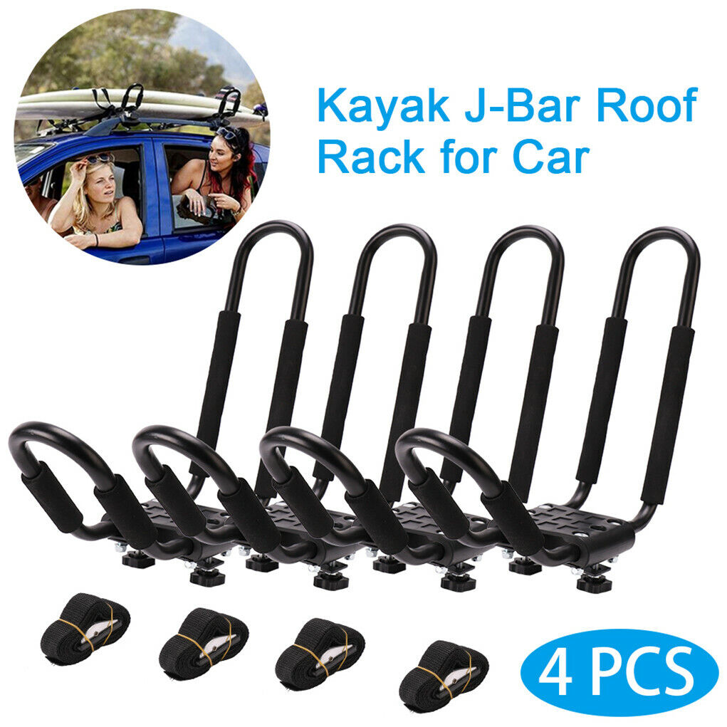 4x-heavy-duty-sit-on-top-kayak-canoe-roof-rack-carrier-boat-mount-j-bars-strap
