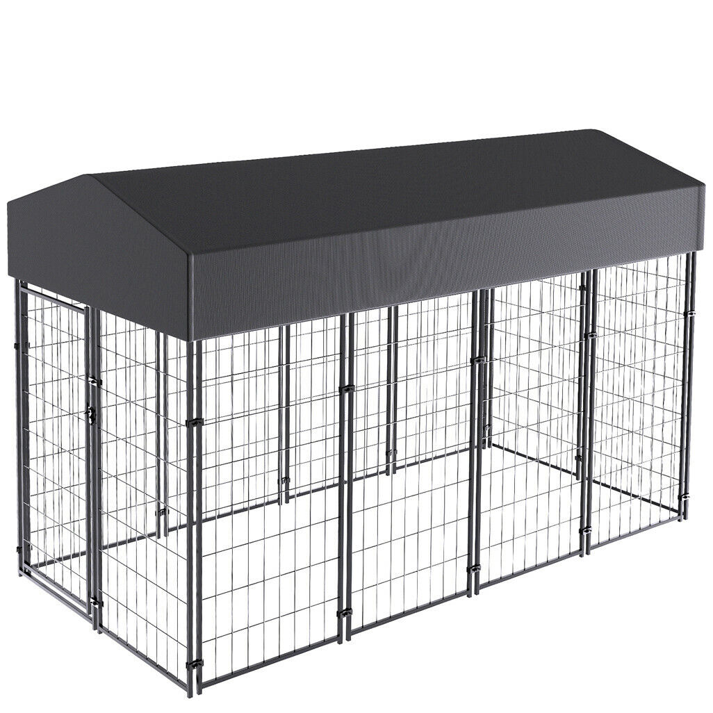 Buy Giant Dog Kennel Crate with Waterproof Roof & Playpen AU
