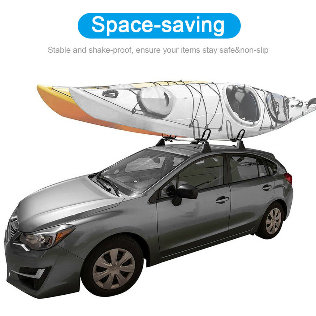 P&P 4X Boat Kayak Canoe Roof Rack Car Truck Top Mount Carrier J-Bar Surf Board AU