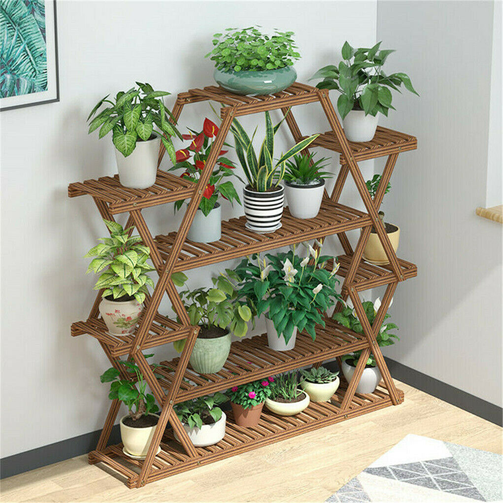 P&P Heavy Duty Large Corner Plant Stand Multi Tier Flower Pot Rack Display Shelf AU