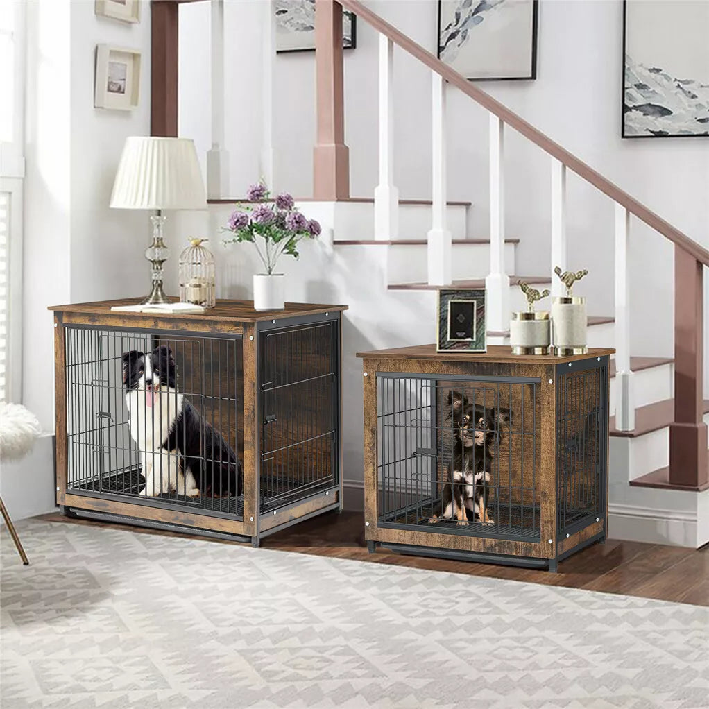 Buy Online: Wooden Dog Cage End Table for Pets in Australia