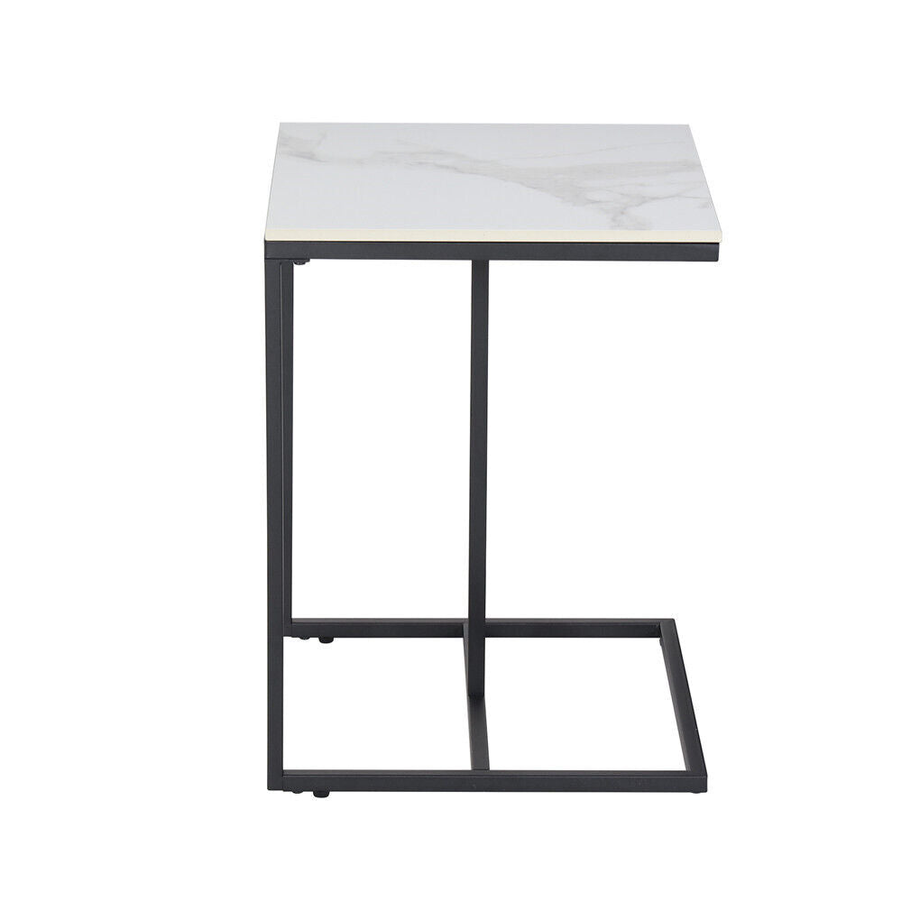 Buy C-Shaped Marble Side Table for Sofa in Australia