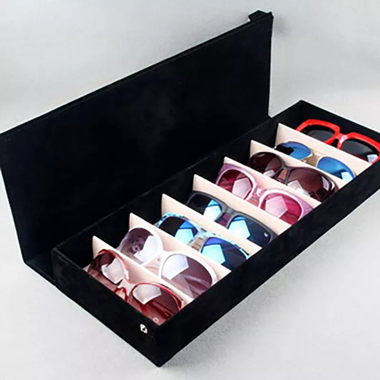 8 Slot Grid Sunglasses Case Box