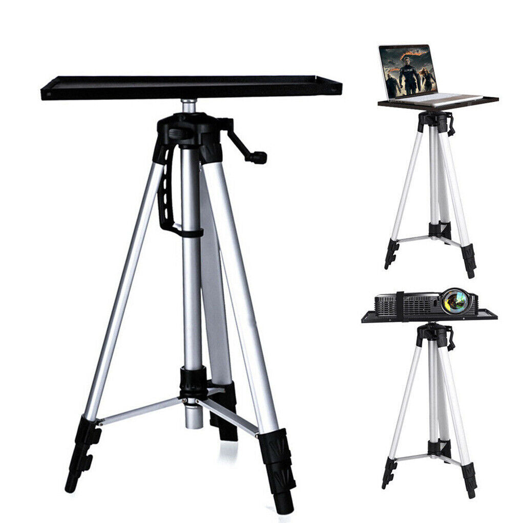 portable-tripod-adjustable-stand-tray-for-projector-notebook-aluminium-55-150cm