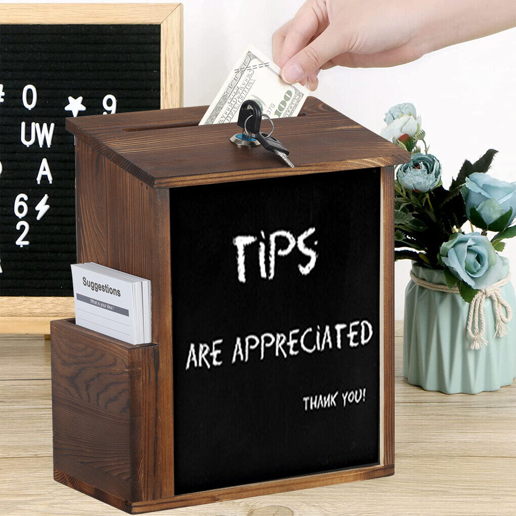 rustic-burnt-wood-suggestion-box-ballot-donation-box-w-30-free-suggestion-cards