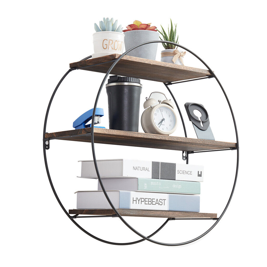 Shop Now Vintage Round Wall Shelf – Floating Storage AU