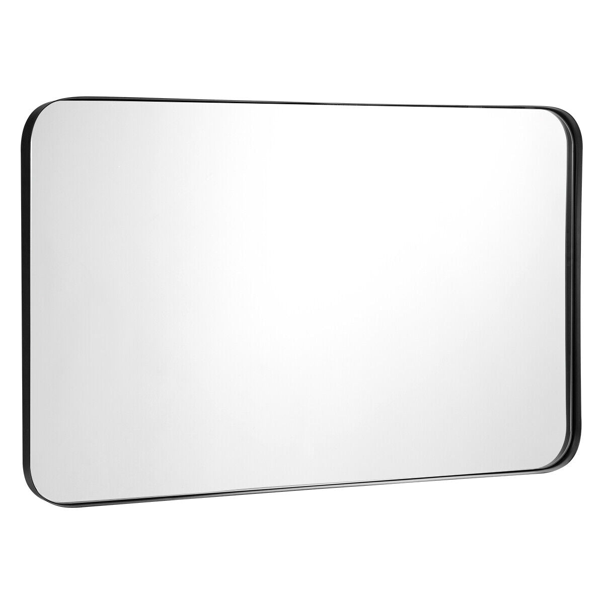 Black Square Bathroom Mirror – Wall Mounted 50x80cm