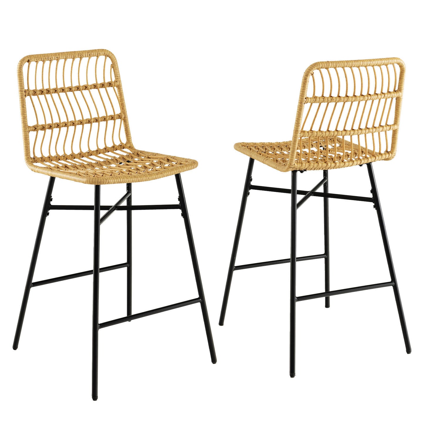 Buy Online Set of 2 Rattan Bar Stools in Australia – Shop Now