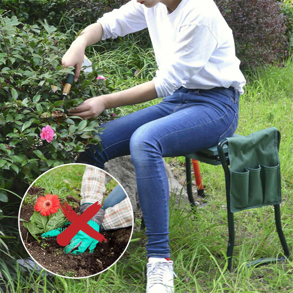 P&P Garden Kneeler PRO Thick EVA Folding Kneeling Pad Seat Padded Stool Gardening Be