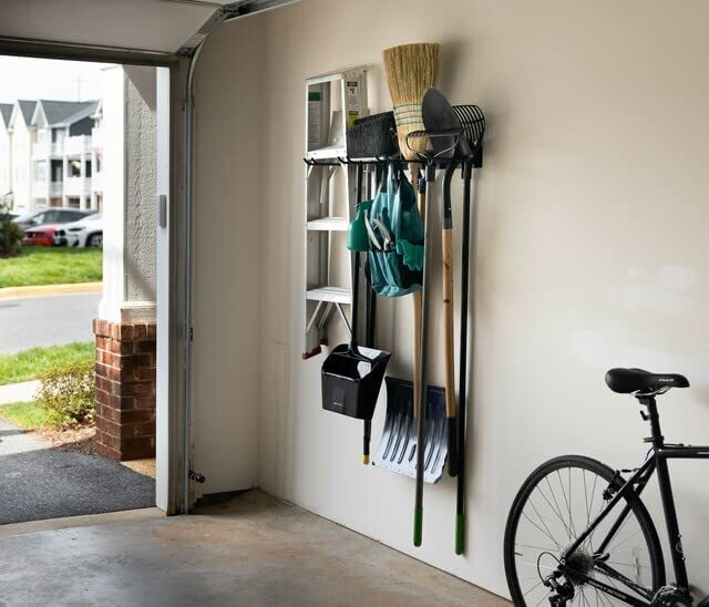 P&P Heavy Duty Garage Tool Storage Organizers Wall Mounted Garden Tool Hanger Rack