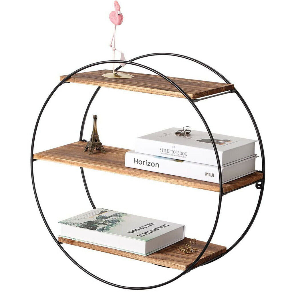 Shop Rustic 3-Tier Round Wall Shelves – Buy in AU