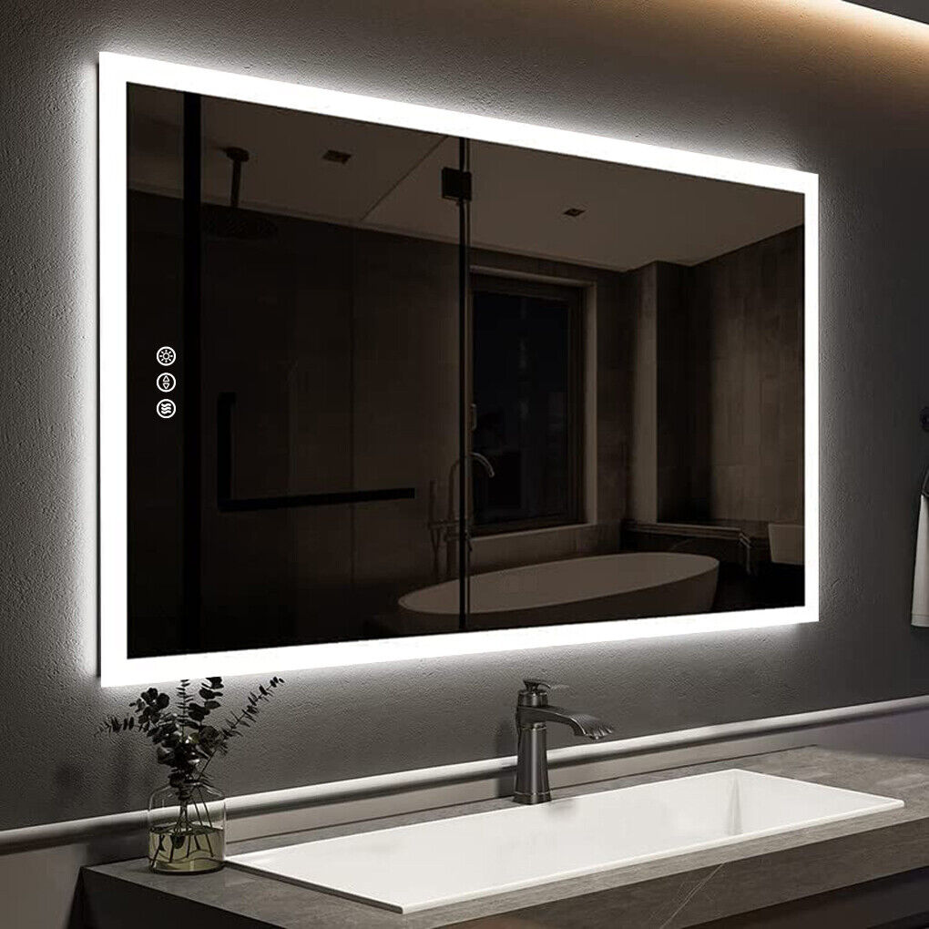 Shop Now Shop Now Buy Smart Dimmable LED Bathroom Mirror – Anti-Fog AU