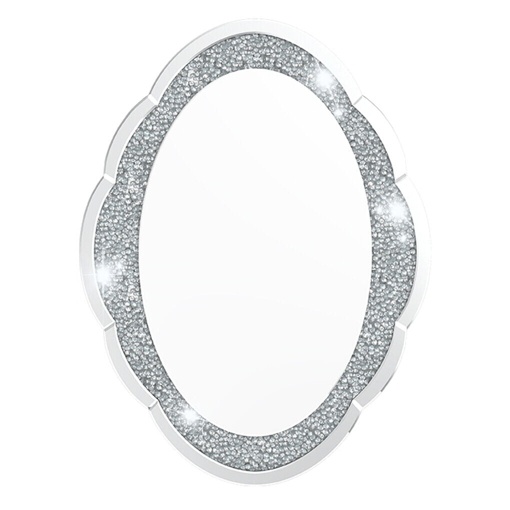 Buy Diamond Decorative Oval Wall Mirror – AU