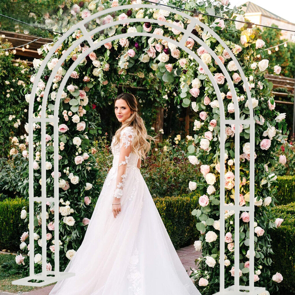heavy-strong-metal-wedding-arch-garden-arbor-floral-backdrop-stand-indooroutdoor