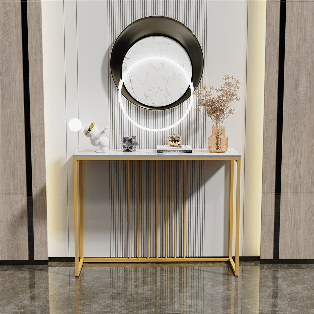 P&P Slim Hallway Console Table Entryway Living Room Side End Table Narrow Storage