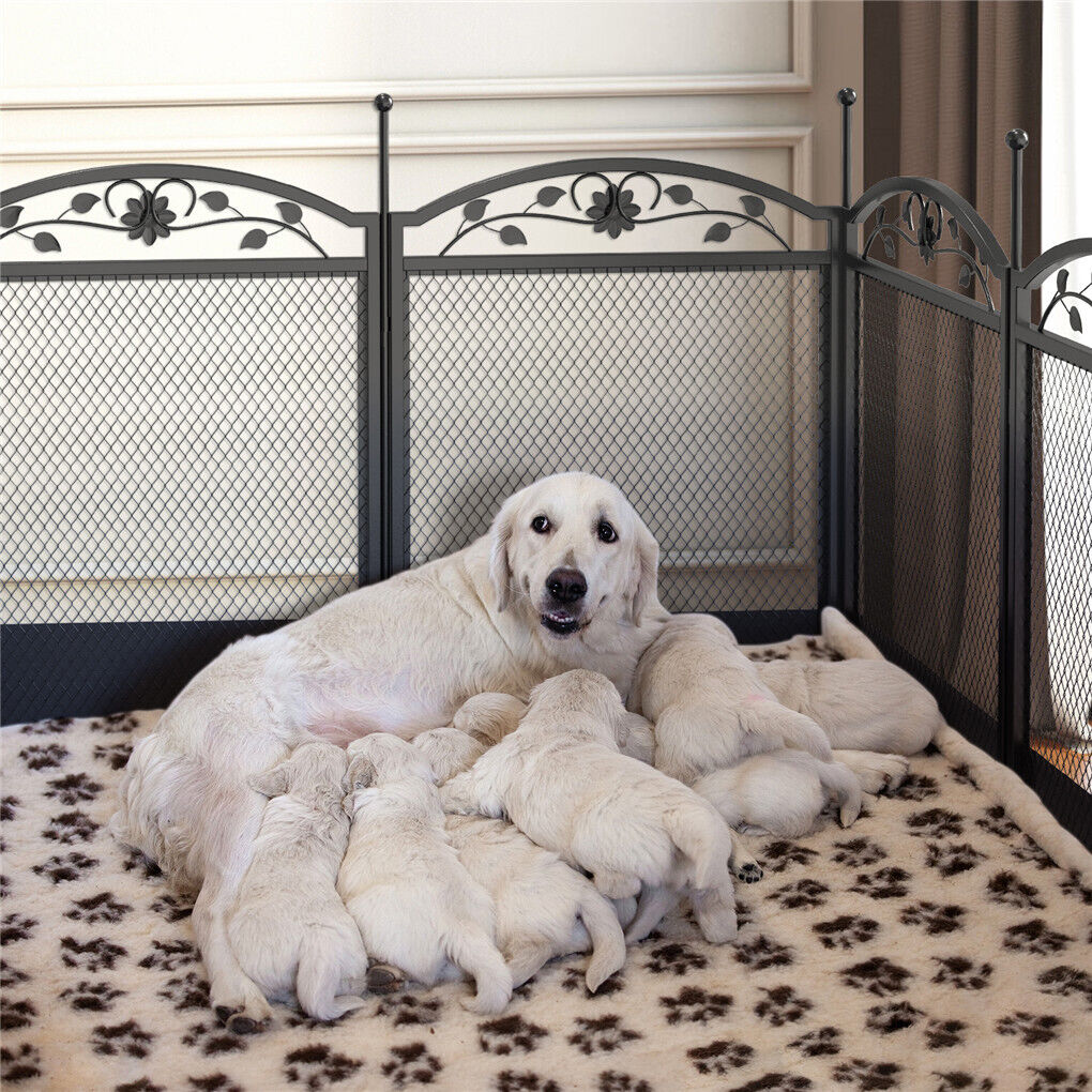 P&P HeavyDuty Dog Playpen Outdoor Indoor Dog Fence Exercise Cage w Waterproof Border