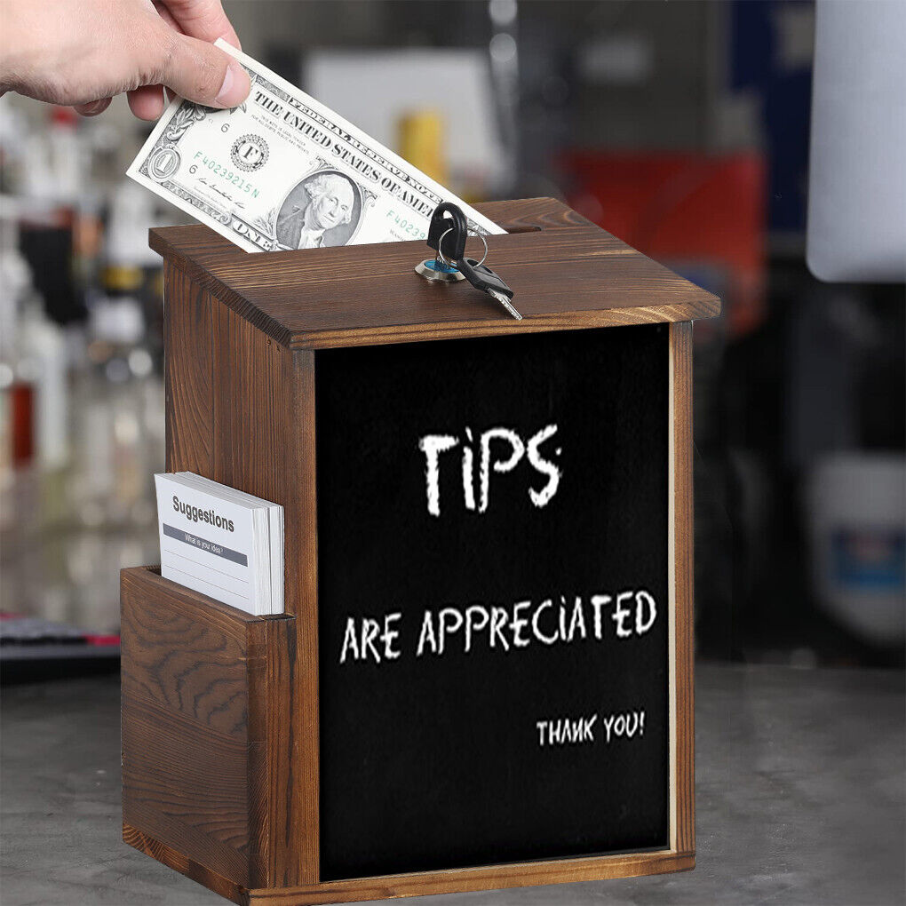 Buy Online: P&P Rustic Ballot Box with 30 Free Suggestion Cards – Perfect for Australian Venues