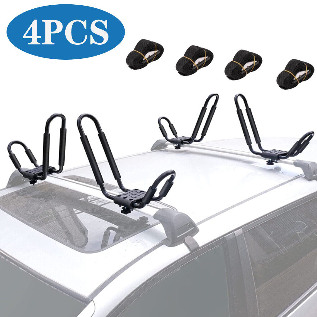 4x-boat-kayak-canoe-roof-rack-car-truck-top-mount-carrier-j-bar-surf-board-au