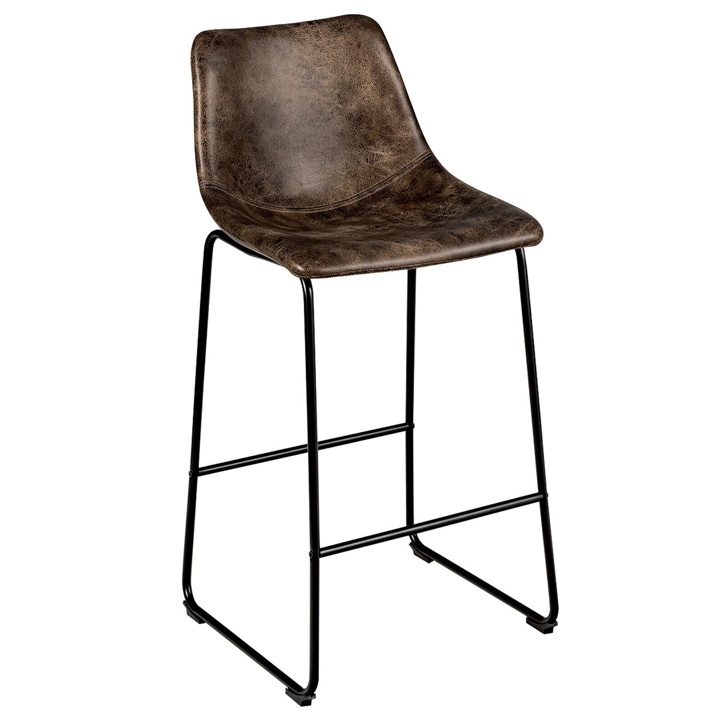 Set of 2 Faux Suede Bar Stools - Buy Online & Save