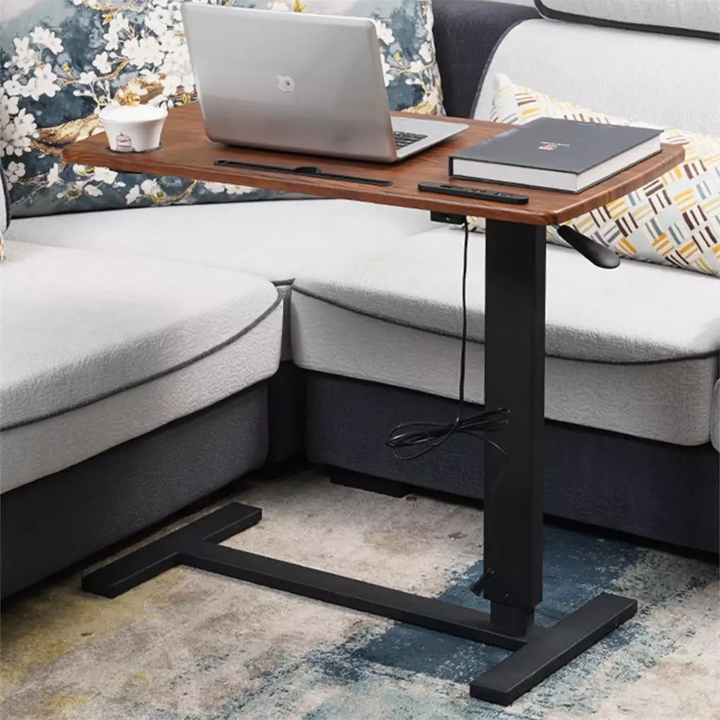 Heavy-Duty Rolling Cart Overbed Bedside Table – Laptop Desk & Medical Home Bed Tray