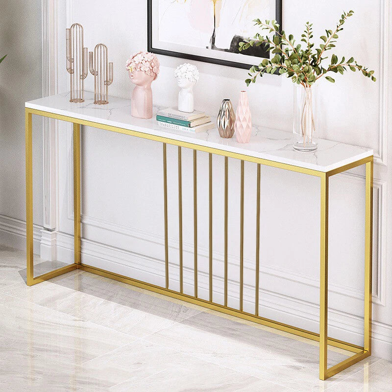 narrow-console-sofa-entry-table-behind-couch-table-sintered-stone-golden-frame