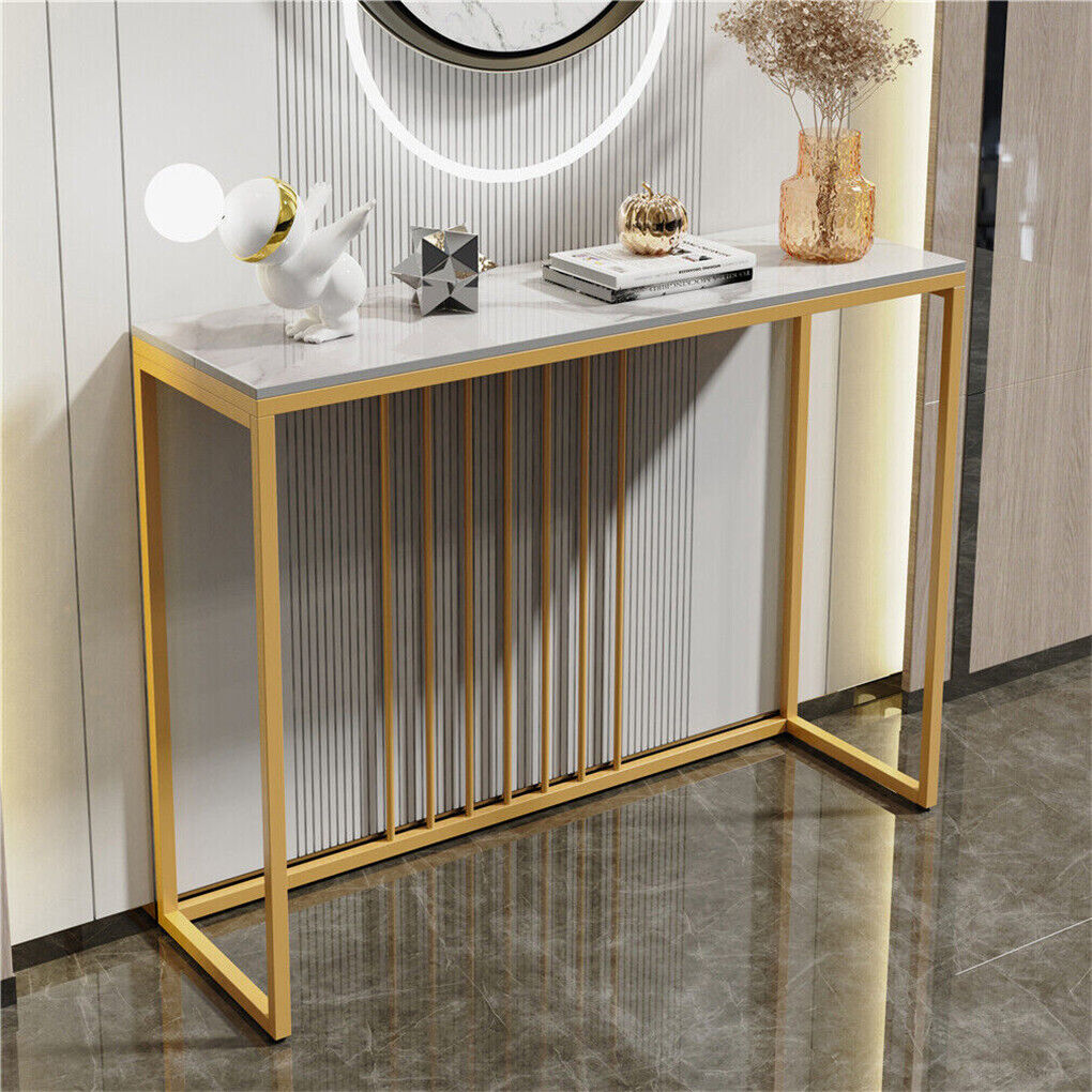 P&P Slim Hallway Console Table Entryway Living Room Side End Table Narrow Storage