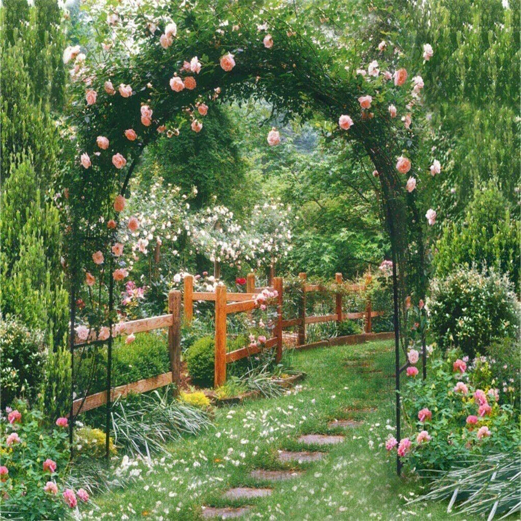 rustproof-metal-garden-patio-arch-rose-arbour-archway-climbing-plant-trellis-au