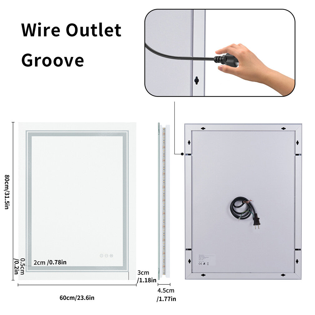 Modern Anti Fog Led Bathroom Mirror