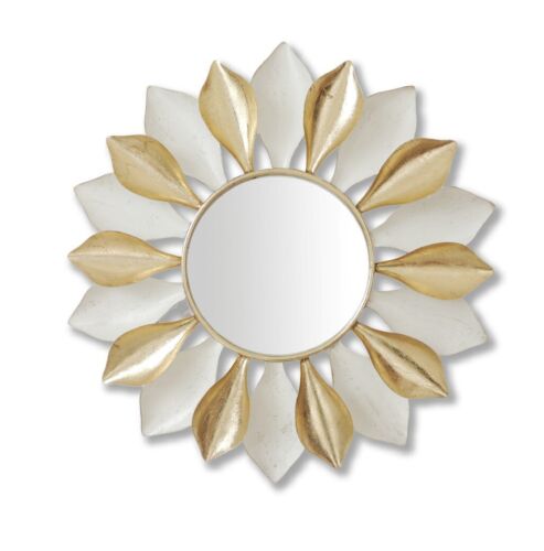 Buy Online 73cm Metal Wall Art with Mirror – French Style