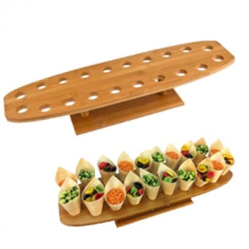 Buy Bamboo Food Serving Cones 8cm 100 Pack – Shop Now AU