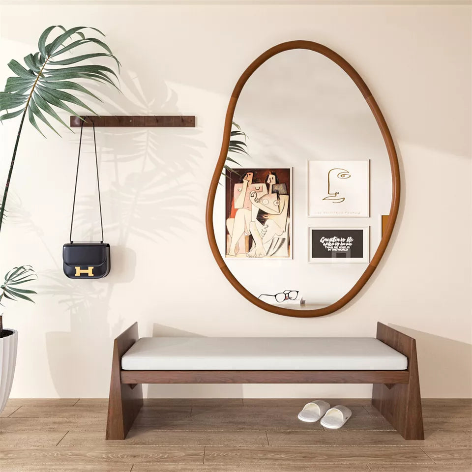 Entryway Mirror with Wooden Frame Australia