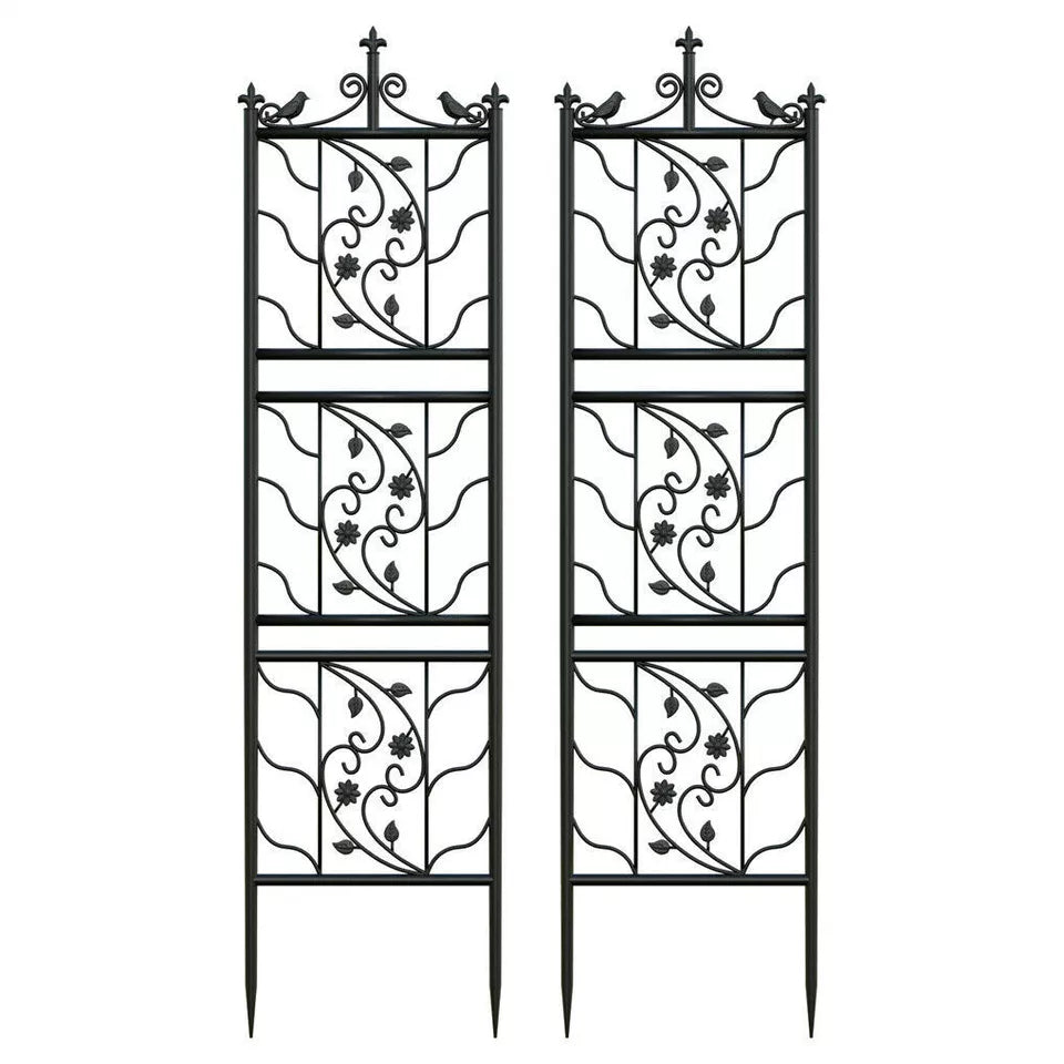 Buy Online 2pcs Thick Metal Garden Trellis for Beautiful Garden Decoration in Australia