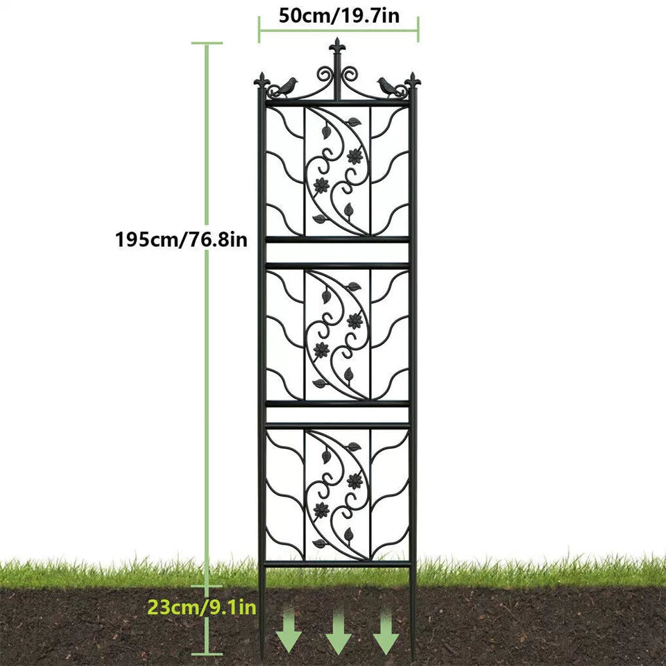 Buy Online 2pcs Thick Metal Trellis - A Perfect Garden Addition in Australia