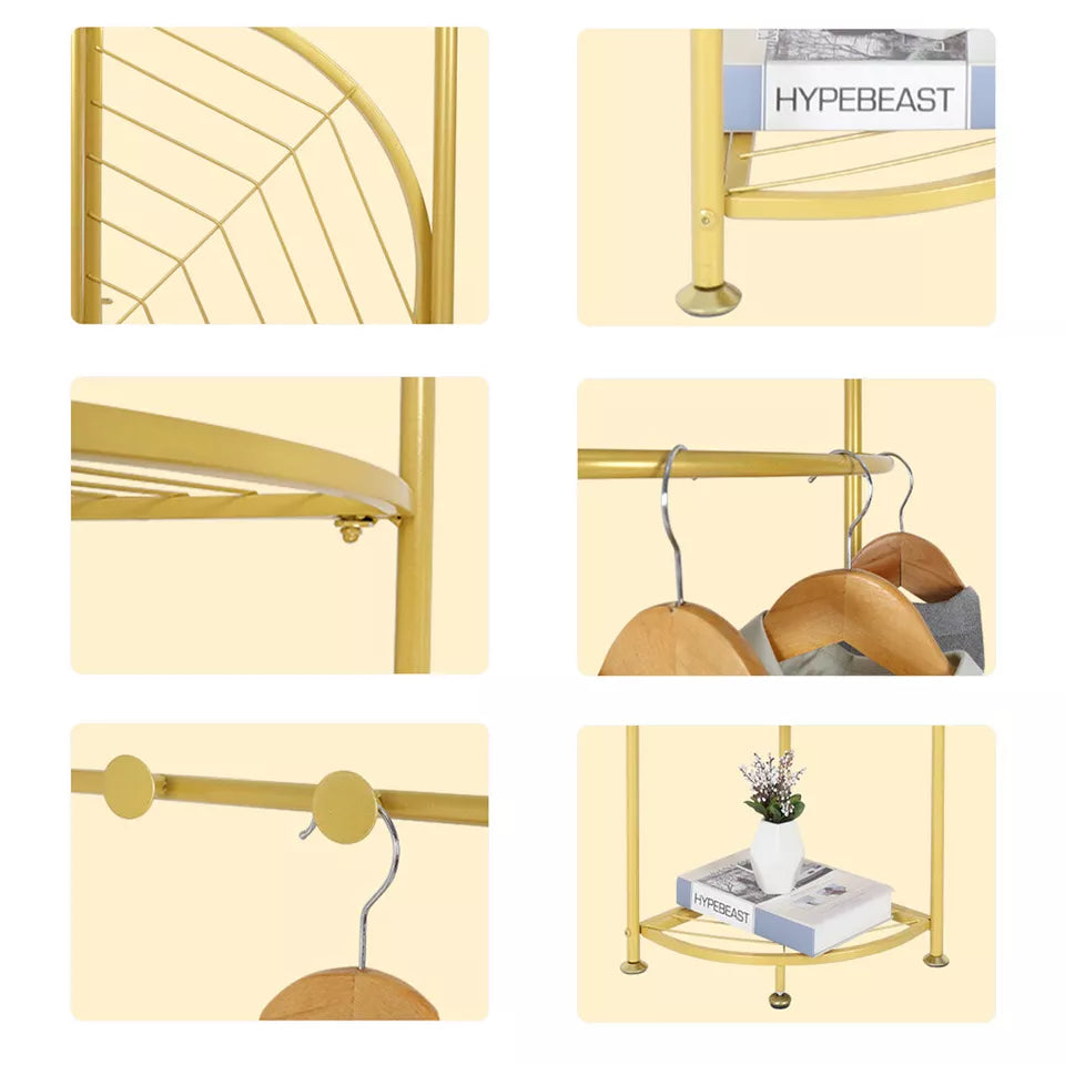 Multi-Functional Coat Stand with Shelf