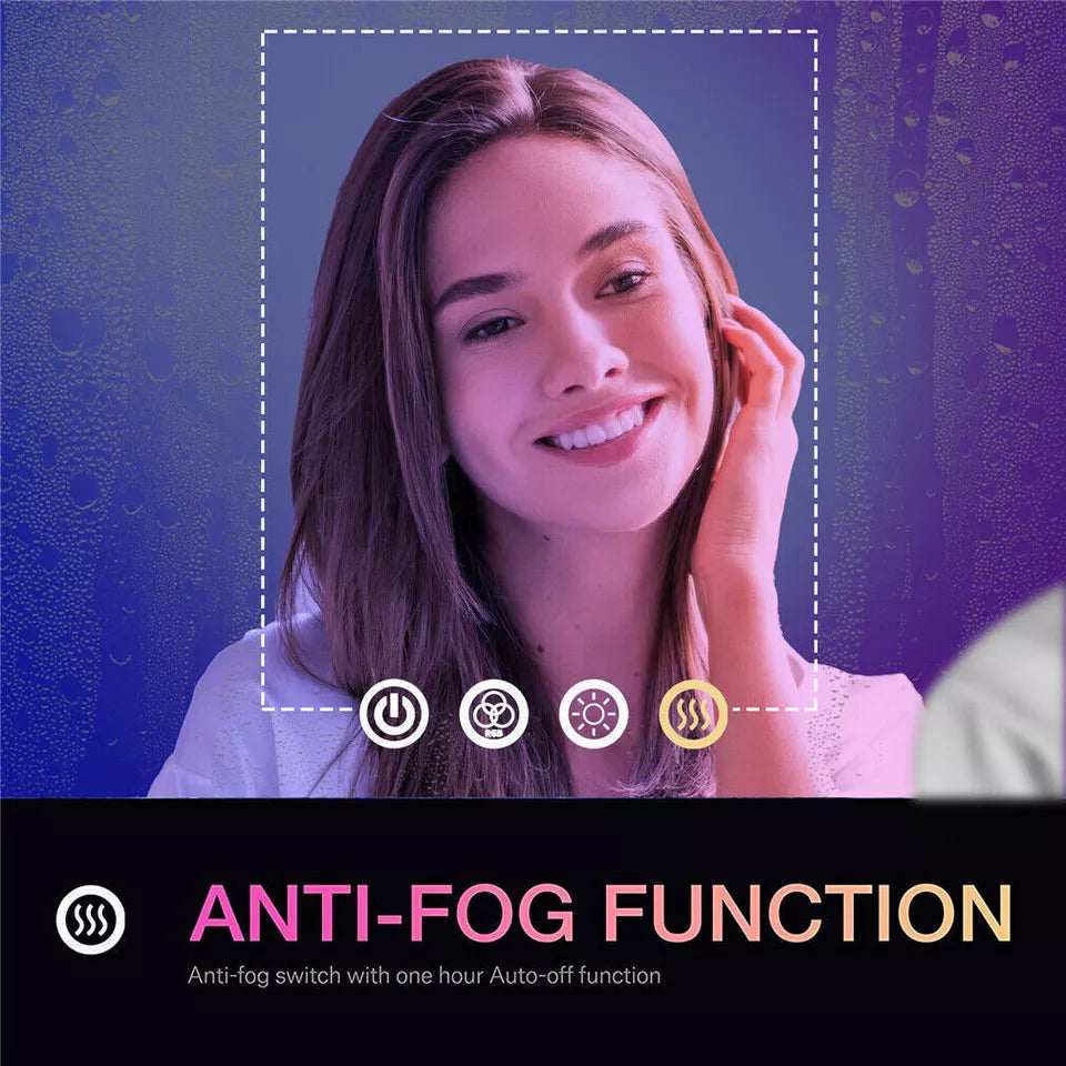 Double-layer LED mirror with RGB and anti-fog Australia