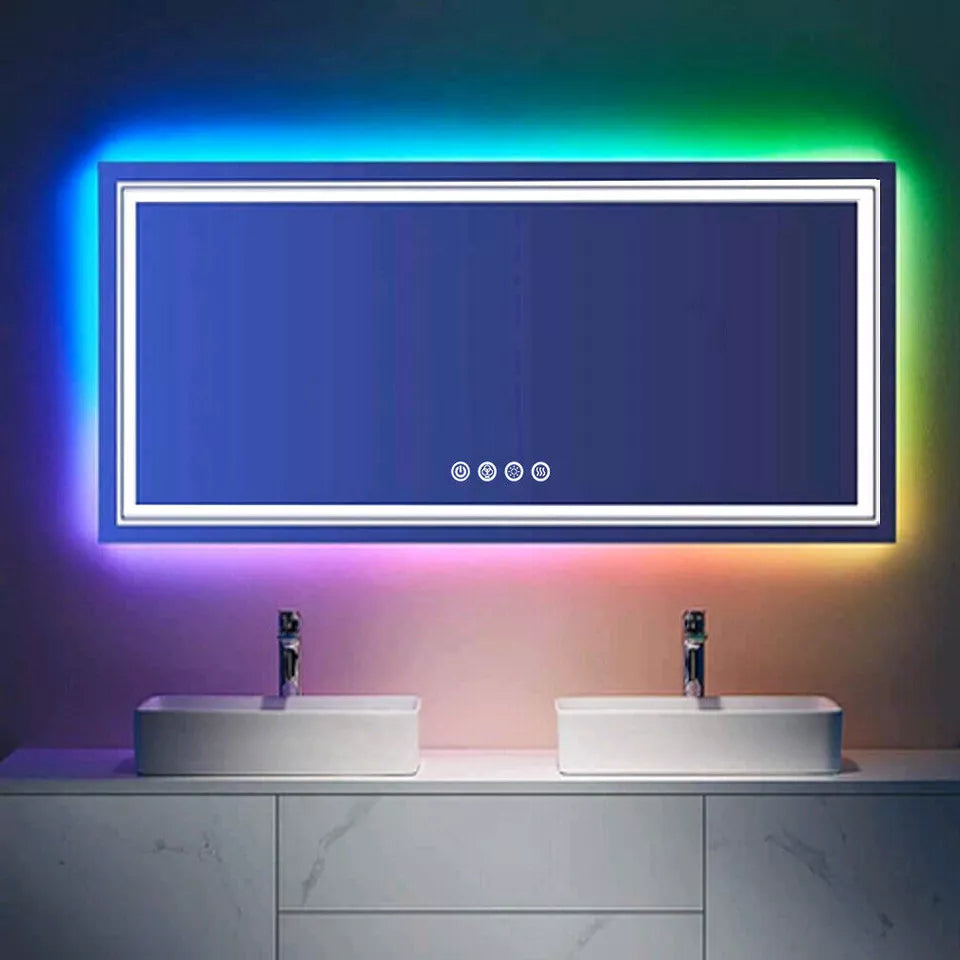 Buy double-layer LED bathroom mirror Australia