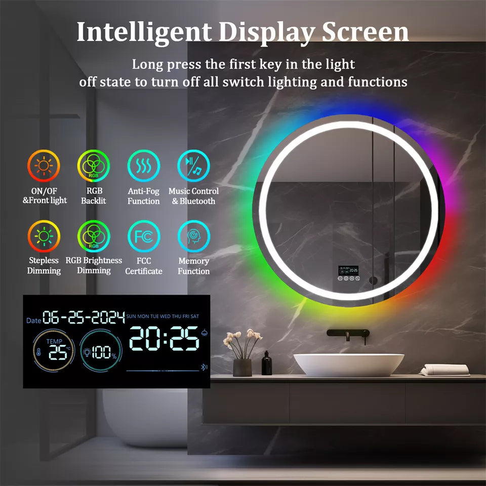 Buy LED bathroom mirror with music Australia