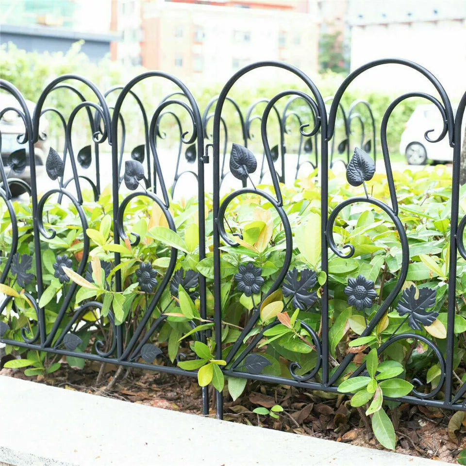 Buy Premium Black Metal Garden Fence - Available in Australia